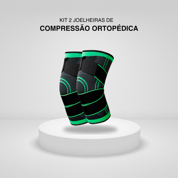 Kit 2 Joelheiras de Compressão Ortopédica