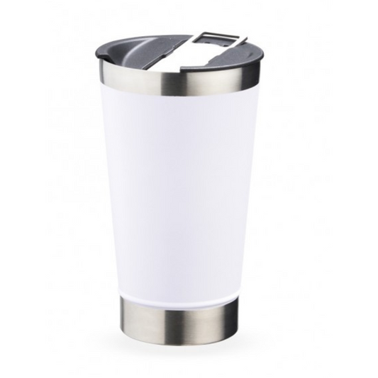 Copo Térmico Inox com Abridor e Tampa 473ML