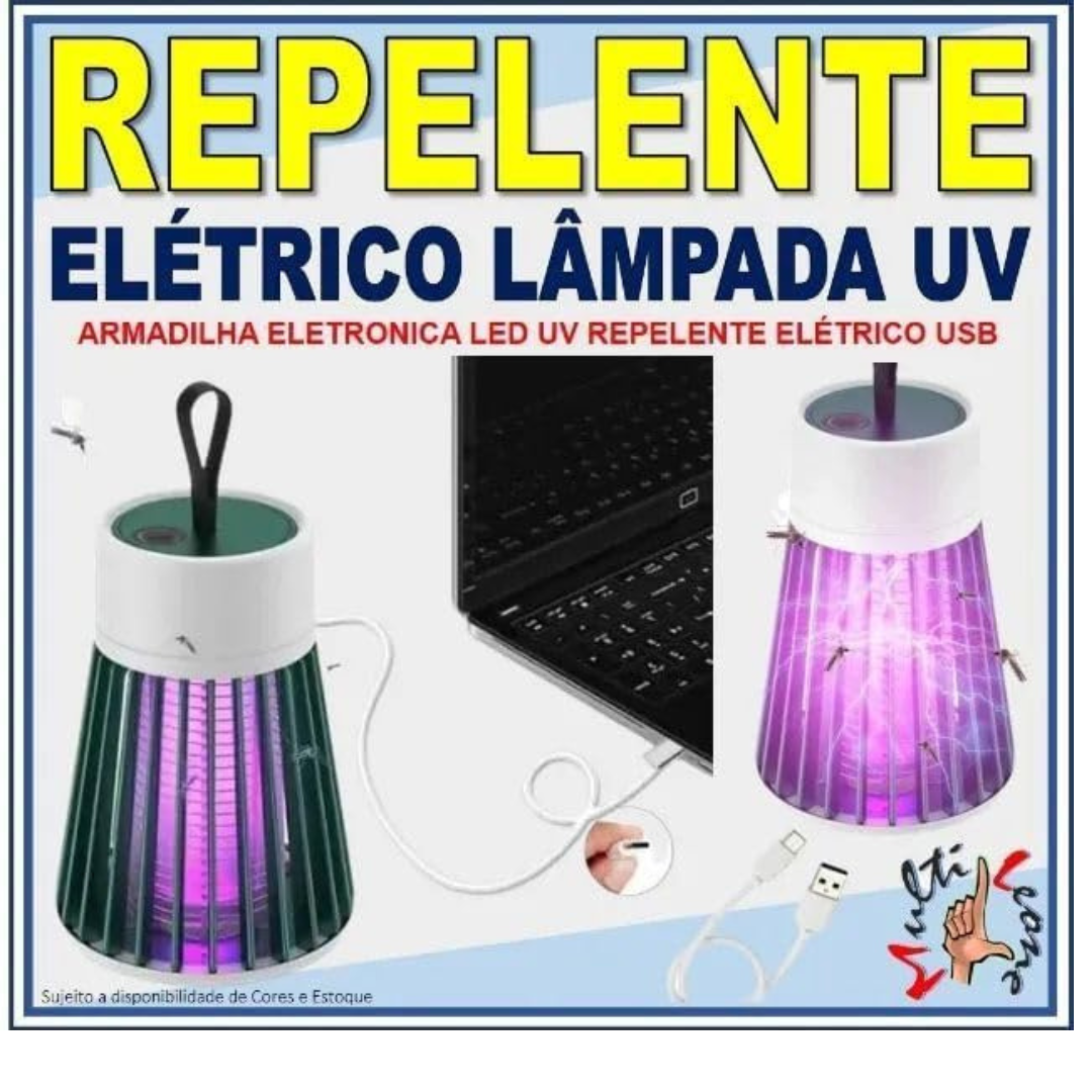 Luminária Abajur Led Mata Mosquito