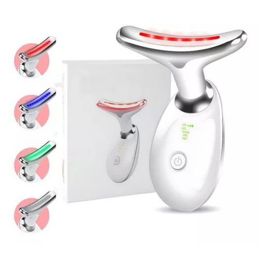 Massageador Facial Elétrico Led Anti-Rugas 3 Modos
