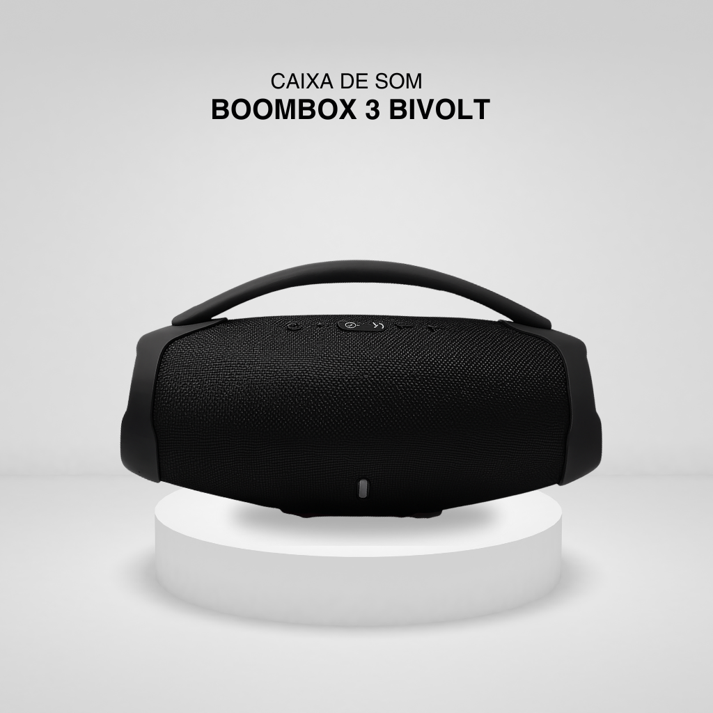 Caixa De Som Boombox 3 Bivolt