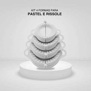 Kit 4 Formas para Pastel e Rissole