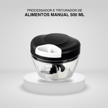 Processador e Triturador de Alimentos Manual 500 ML