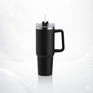 Copo Térmico Garrafa Inox com Canudo e Tampa 1200ML