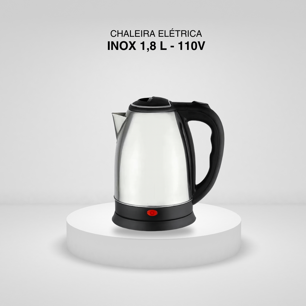 Chaleira Elétrica Inox 1,8 L - 110V